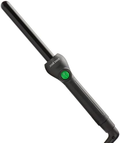 Black professional clipless wand 0.75 inch