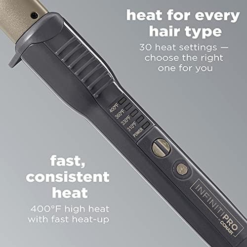 Tourmaline ceramic tapered wand for beachy waves — photo 3