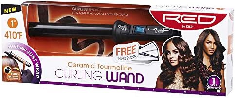 Black ceramic tourmaline one inch wand