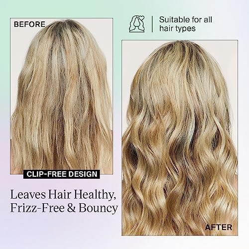 Floral clipless tourmaline curling wand — photo 4