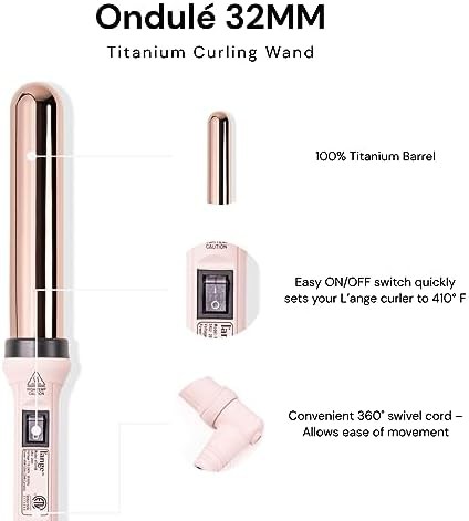 Titanium curling wand 1.25 inch clipless — photo 3