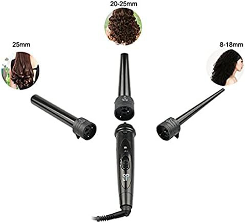 Black three in one interchangeable ceramic wand — photo 4