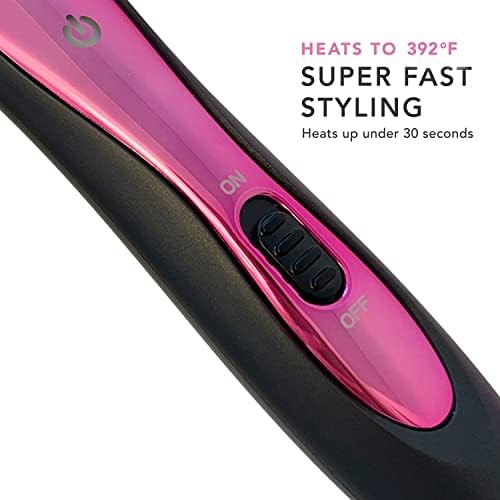 Pink skinny rectangular ceramic wand for tight curls — photo 3