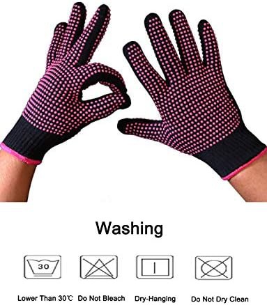 Heat resistant glove with pink edge — photo 3