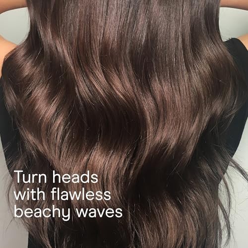 White tapered double ceramic curling wand — photo 5