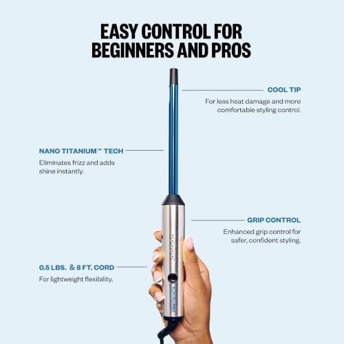 Nano titanium half inch slim hair wand — photo 5