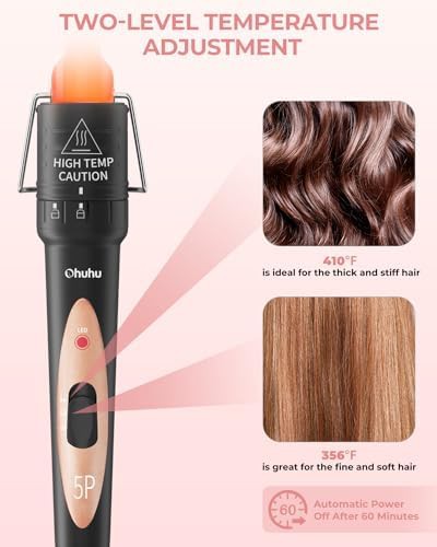 Ohuhu 5 in 1 curling wand set — photo 4