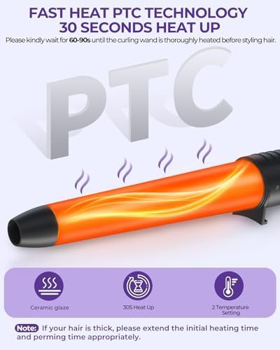 Ohuhu 5 barrel interchangeable curling wand — photo 5