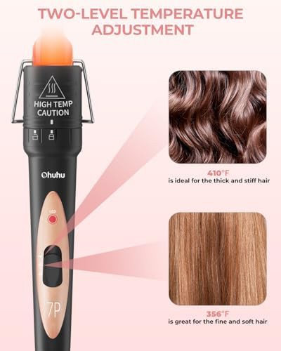 Ohuhu 7 barrel interchangeable curling wand — photo 4