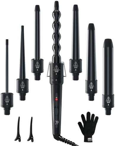 Ohuhu 7 in 1 curling wand set