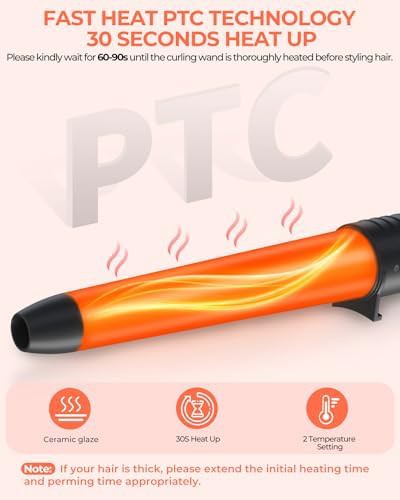Ohuhu 7 in 1 curling wand set — photo 4