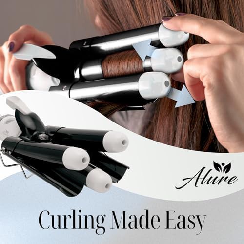 One inch ceramic three barrel hair waver — photo 5