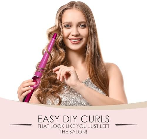 Tapered ceramic wand for long hair — photo 3