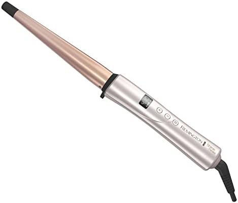 Tapered ceramic wand with argan oil infusion
