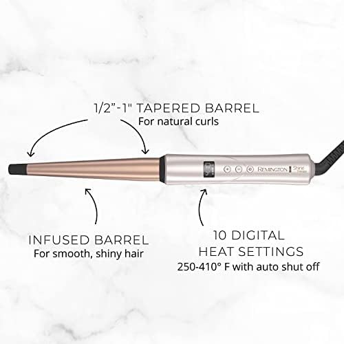 Tapered ceramic wand with argan oil infusion — photo 3