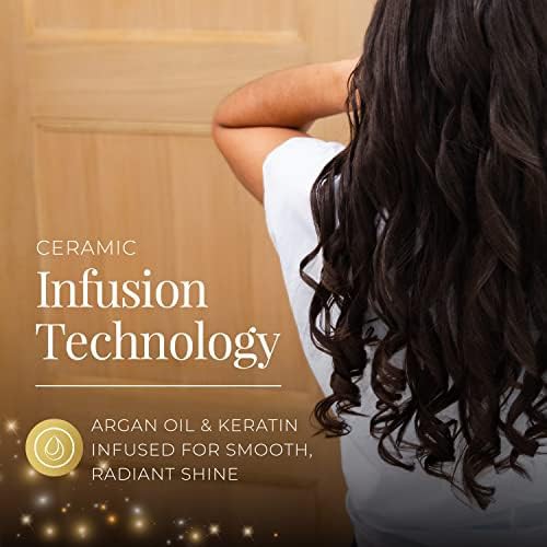 Tapered ceramic wand with argan oil infusion — photo 4