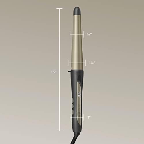 Tapered Gray Ceramic Wand for Beach Waves — photo 5