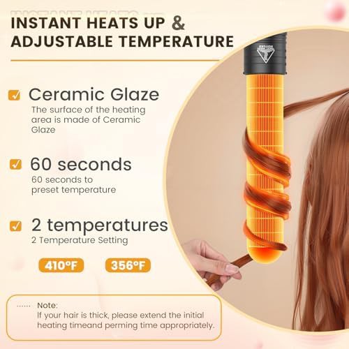 Ceramic five barrel interchangeable hair curler kit — photo 5