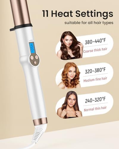 Adjustable temp 1.25 inch curling wand — photo 5