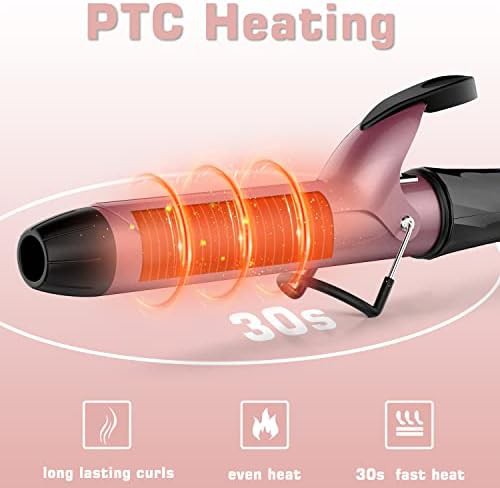 Rose gold 1.25 inch curling iron — photo 3