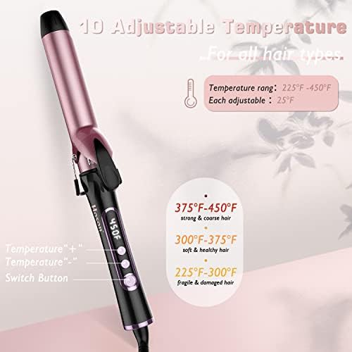 Rose gold 1.25 inch curling iron — photo 4
