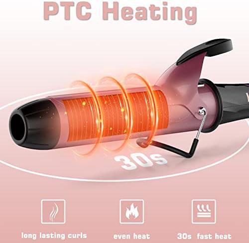 Rose gold 1.5 inch curling iron — photo 3