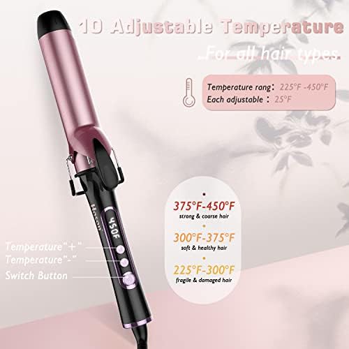 Rose gold 1.5 inch curling iron — photo 4