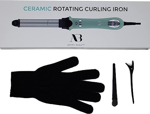 Automatic rotating ceramic wand in teal — photo 5