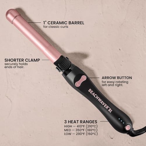 Midnight rose rotating ceramic curling wand — photo 5