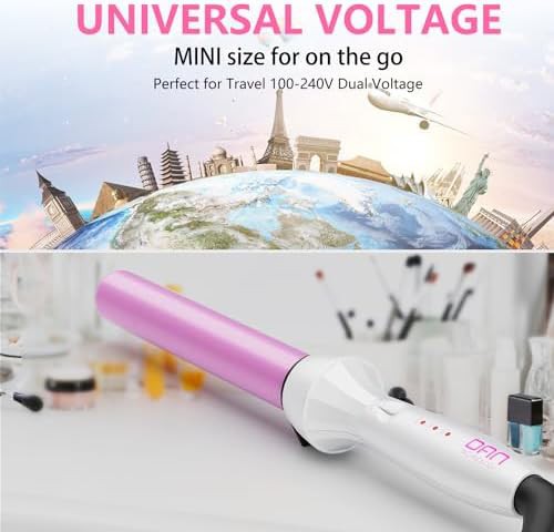One inch tourmaline ceramic curling wand — photo 5