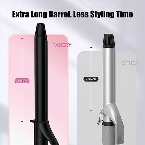 One inch ceramic long barrel iron — photo 4