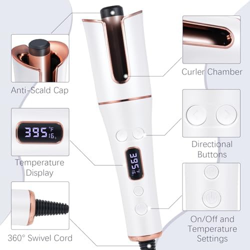 Cordless portable automatic hair curler — photo 3