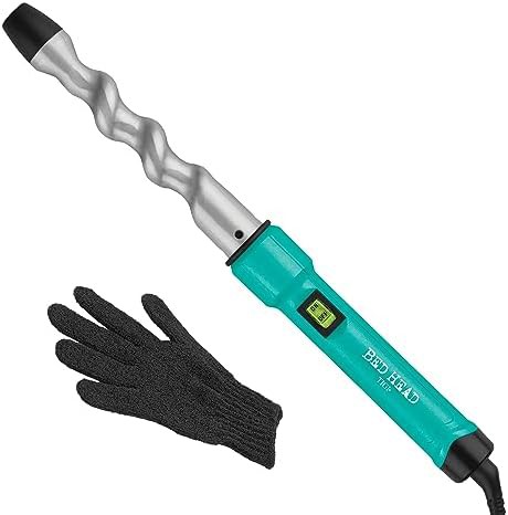 Spiral tourmaline ceramic one inch curling iron