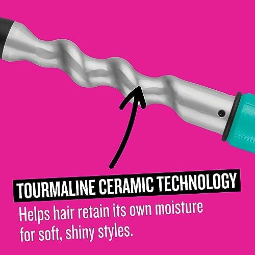 Spiral tourmaline ceramic one inch curling iron — photo 4