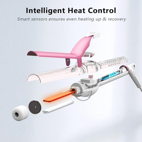 Digital ceramic clipless long barrel wand — photo 4