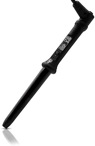 Tapered ceramic twister wand in black