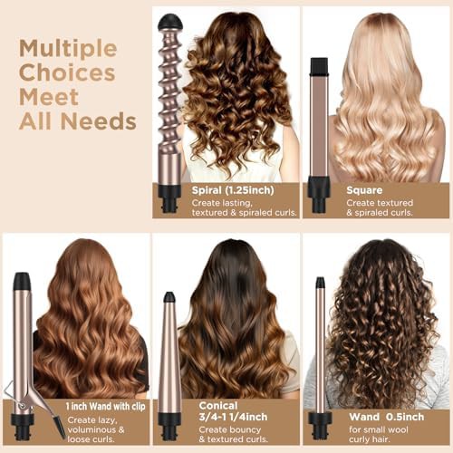 Gold five in one spiral wand set — photo 3