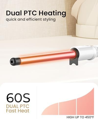 Long barrel 0.75 inch curling wand — photo 3