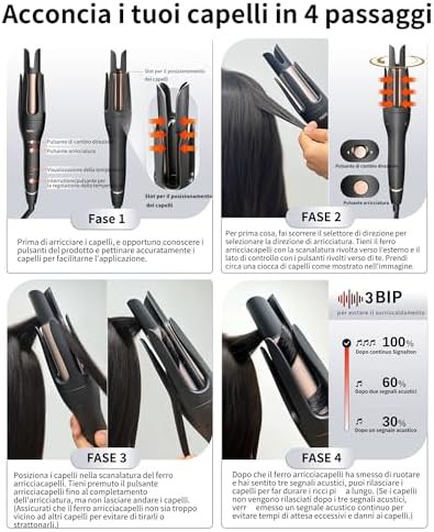 Ceramic ionic deep waver iron — photo 3