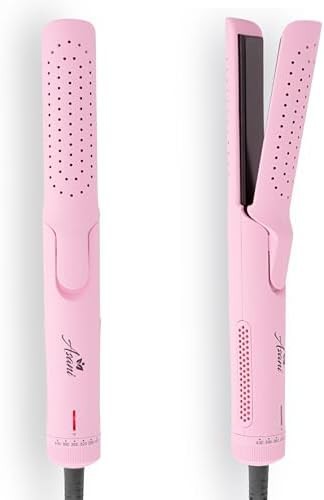 Pink 2-in-1 airflow curling wand