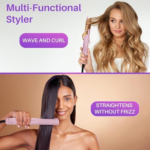 Pink 2-in-1 airflow curling wand — photo 5