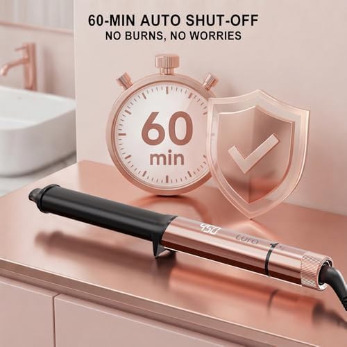 Oval ceramic curling wand for long hair — photo 4