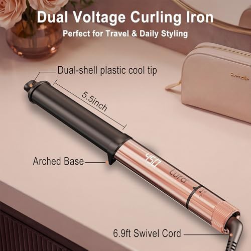 Oval ceramic curling wand for long hair — photo 5