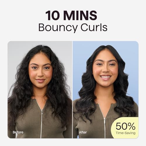 Rose gold automatic rotating curling wand — photo 3