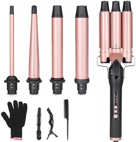 Five in one three barrel curling set