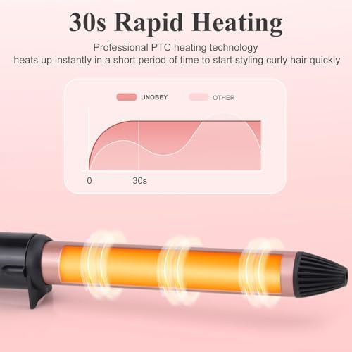 Professional extended barrel 1 inch curling wand — photo 4
