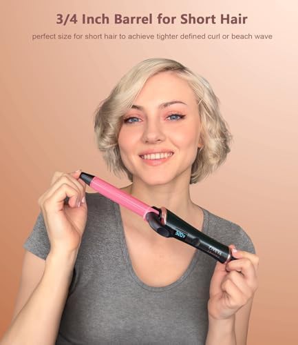 Pink mini travel curling iron 0.75 in — photo 4