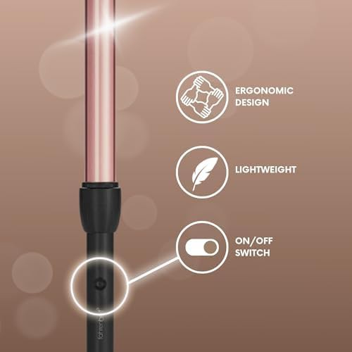 Black tourmaline ceramic one inch wand — photo 4