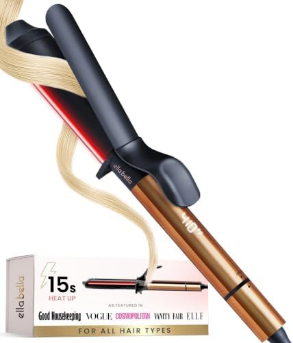 Large one point five inch ceramic curling wand