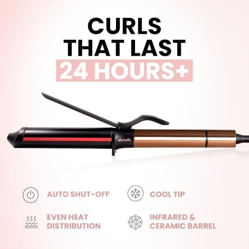 Large one point five inch ceramic curling wand — photo 3